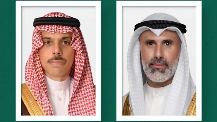 سعودی اور کویتی وزرائے خارجہ کا حوثی حملوں کی شدید مذمت کا اعادہ