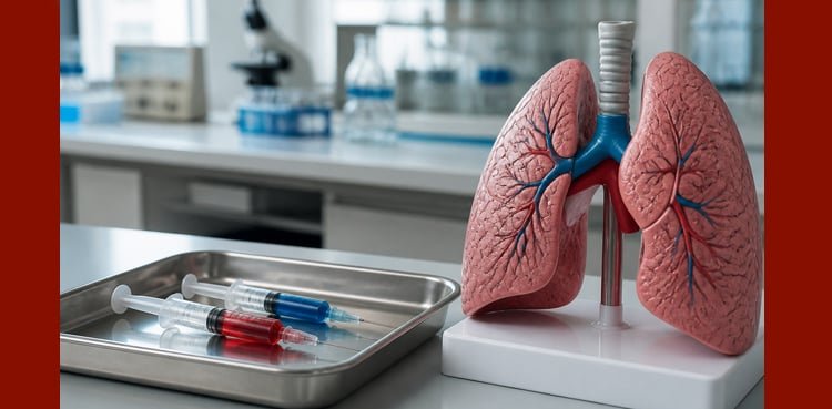 پھیپھڑوں کے کینسر کے علاج میں بڑی پیش رفت، موت کا خطرہ نصف سے کم