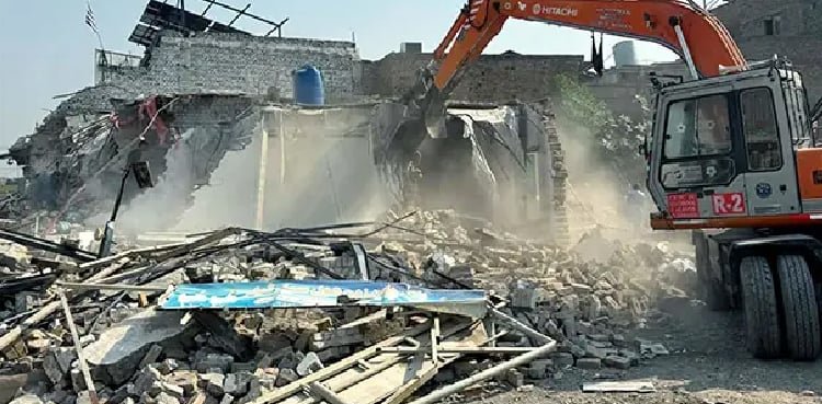 خیبر پختونخوا میں تجاوزات کیخلاف گرینڈ آپریشن کا آغاز، غیر قانونی تعمیرات مسمار